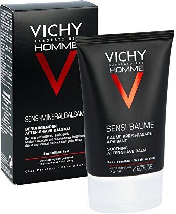 Vichy Homme Balsamo dopobarba per pelli sensibili, 75 ml.