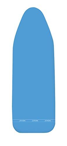 Wenko Copertura dell'asse da stiro Keramik XL/Universal Copriasse da stiro, adatto per ferri da stiro a vapore con riflessione del calore ed imbottitura comfort, Cotone, 48 x 140 cm, Blu