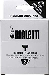 Bialetti Ricambi, Include 1 Filtro a Imbuto, Compatibile con Venus, Kitty, Musa (2 Tazze)