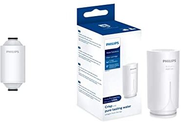 Philips Aqua Solutions Filtro per Sistema filtrante in linea contro cloro, impurità e calcare & X-Guard On Tap Water Filter Cartridge