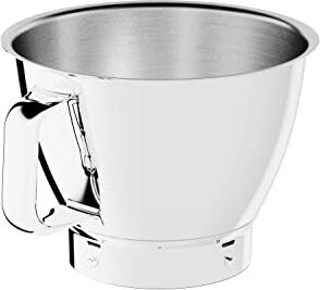 Kenwood Ciotola in acciaio inox KAB50.000BS, accessorio per Titanium Chef Baker e Titanium Chef Baker Patissier XL, ciotola da 5 litri, lavabile in lavastoviglie, acciaio inox