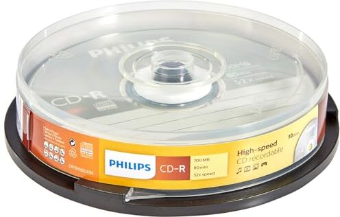 Philips Cd-R 80Min 52X Conf. 10 Campana