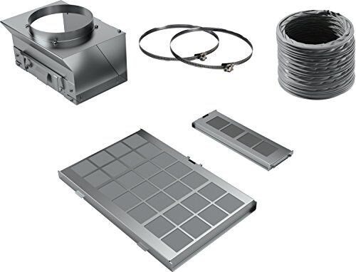 Siemens Recycling kit Cooker Hood Parts & Accessories (Recycling kit, Black, Grey, , 3.84 kg, 450 mm, 450 mm)