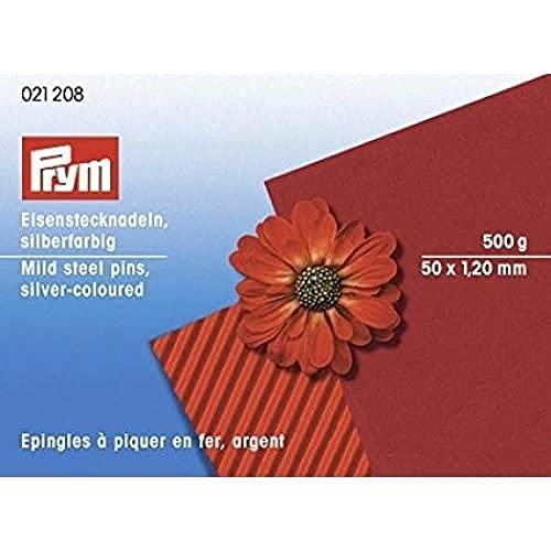Prym Straight Pins, Ferro, Silver, 50 x 1,20mm