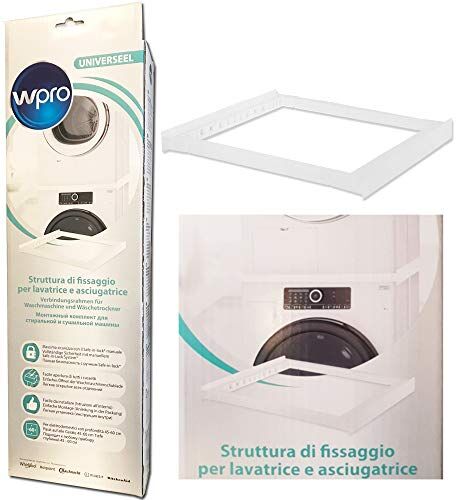 Whirlpool Wpro Kit Accatastamento universale per lavatrice e asciugatrice. Struttura di fissaggio per sovrapposizione