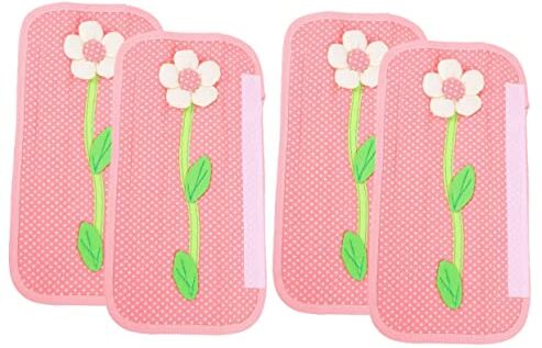 Generic 4 Pcs Elettrodomestico Frigorifero Decorativo Manica Anti-Porta Fiore Slip Lavastoviglie Microonde Copertura Guanti Modello Frigorifero Rosa Forno A Microonde Cucina Copre Forni