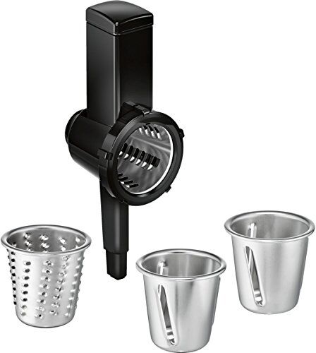 Bosch Accessorio Tritatutto per Robot da Cucina, Stainless Steel, Nero