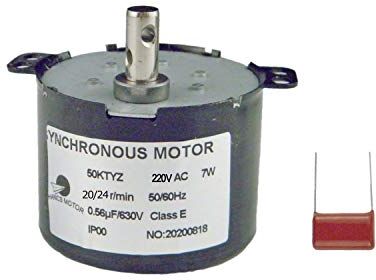 CHANCS AC 220V Motoriduttore  20RPM CW/CCW 6W Momento torcente 3.5Kg.cm