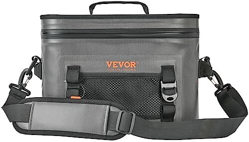 VEVOR Borsa Frigo Isotermica Portatile 360 x 280 x 240 mm Capienza da 16 Lattine ca. per Attività all'Aperto Campeggio Picnic Festa, Borsa Frigo Portatile in Nylon TPU 840D per Bibite Bevande Alimenti