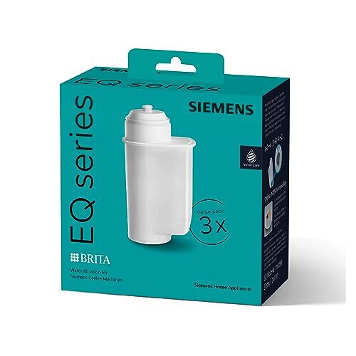 Siemens Brita Intenza Filtro per acqua, in plastica, Bianco, 3 pezzi