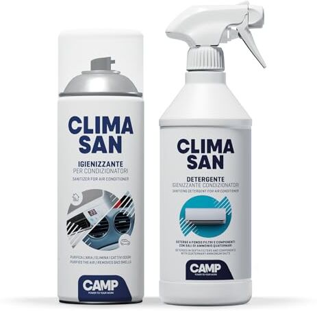 CAMP Trattamento Sanificante Climatizzatori Climasan Igienizzante + Detergente