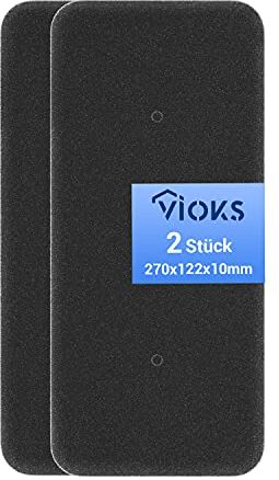 VIOKS Set di 2 filtri per asciugatrici, ricambio per filtro Candy 40006731, 270 x 122 mm, filtro in spugna per essiccatore a condensatore Candy & Hoover