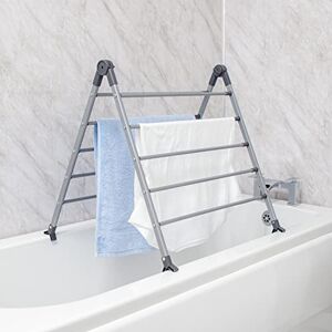 Black & Decker - Extendable Bath Airer - Grigio - 10-bande Black & Decker - Extendable Bath Airer - Grigio - 10-bande
