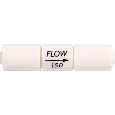 Bbagua Limitatore di flusso fisso/rifiuto da 150 ml. Aumento della pressione nel sistema ad osmosi. Produce acqua più velocemente e riduce il rigetto dell'acqua. . Bbagua Limitatore di flusso fisso/rifiuto da 150 ml. Aumento della pressione nel sistema ad osmosi. Produce acqua più velocemente e riduce il rigetto dell'acqua. .