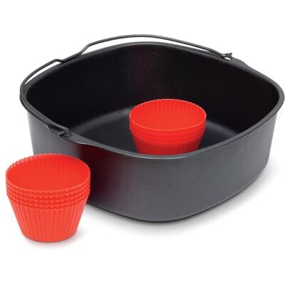 Philips Baking Kit XL accessorio airfryer da 6.2L, antiaderente, nero Philips Baking Kit XL accessorio airfryer da 6.2L, antiaderente, nero