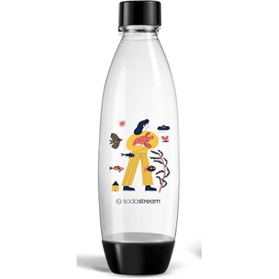 sodastream Bottiglia 1L per macchina dell'acqua frizzante e soda Tecnologia Snap & Lock a Clipser Compatibile Lavastoviglie Senza BPA Edizione limitata riPurpose sodastream Bottiglia 1L per macchina dell'acqua frizzante e soda Tecnologia Snap & Lock a Clipser Compatibile Lavastoviglie Senza BPA Edizione limitata riPurpose