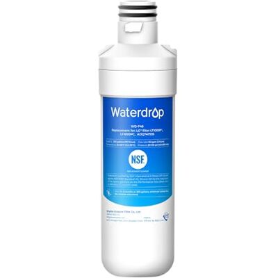 Waterdrop Filtro per Acqua da Frigorifero Compatibile con LG® LT1000P® Compatibile con LG® LT1000P®, ADQ74793501, ADQ74793502, 46-9980, 9980, adatto a modelli quali LFXC24796S, NSF certificato Waterdrop Filtro per Acqua da Frigorifero Compatibile con LG® LT1000P® Compatibile con LG® LT1000P®, ADQ74793501, ADQ74793502, 46-9980, 9980, adatto a modelli quali LFXC24796S, NSF certificato