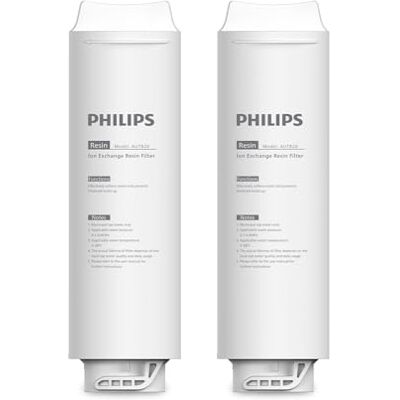 Filtro acqua Philips Aut1211 - Resina a scambio ionico - Confezione da 2 Filtro acqua Philips Aut1211 - Resina a scambio ionico - Confezione da 2