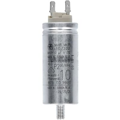 Bauknecht Ignis Philips Whirlpool Ikea 481212118144 Condensatore di avviamento 10 Microfarad 461971094481 adatto anche per asciugatrice Indesit Ariston Hotpoint Scholtès C00311778 Bauknecht Ignis Philips Whirlpool Ikea 481212118144 Condensatore di avviamento 10 Microfarad 461971094481 adatto anche per asciugatrice Indesit Ariston Hotpoint Scholtès C00311778