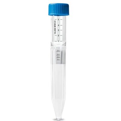 Sartorius Vivaspin 6 policarbonato (PC) Concentratori centrifughi con cappuccio, membrana in polietersolfone (PES), 3 kDa MWCO, volume 6 ml, lunghezza 122 mm, 25 pezzi Sartorius Vivaspin 6 policarbonato (PC) Concentratori centrifughi con cappuccio, membrana in polietersolfone (PES), 3 kDa MWCO, volume 6 ml, lunghezza 122 mm, 25 pezzi