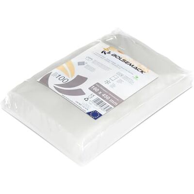 Bolsemack Sacchetti Sottovuoto Alimenti 100 Buste 16x45cm Buste Sottovuoto Alimenti per Macchine Sottovuoto Sacchetti per Sottovuoto per la Conservazione Degli Alimenti Senza BPA Bolsemack Sacchetti Sottovuoto Alimenti 100 Buste 16x45cm Buste Sottovuoto Alimenti per Macchine Sottovuoto Sacchetti per Sottovuoto per la Conservazione Degli Alimenti Senza BPA