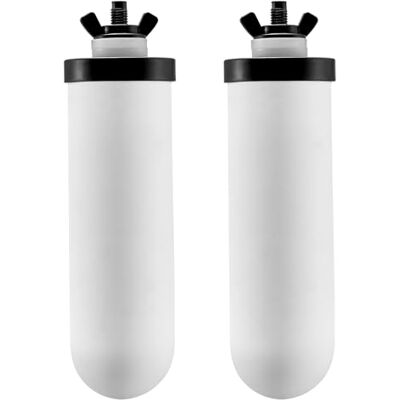 VEVOR Sistema di Filtraggio Acqua a Gravità, Filtro Acqua di Ricambio Elementi di Pulizia, Filtro di Ricambio in Ceramica, Filtro Acqua Sostituibile Compatibile con maggior marche 2 Pezzi Bianco VEVOR Sistema di Filtraggio Acqua a Gravità, Filtro Acqua di Ricambio Elementi di Pulizia, Filtro di Ricambio in Ceramica, Filtro Acqua Sostituibile Compatibile con maggior marche 2 Pezzi Bianco