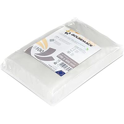 Bolsemack Sacchetti Sottovuoto Alimenti 100 Buste 25x40cm Buste Sottovuoto Alimenti per Macchine Sottovuoto Sacchetti per Sottovuoto per la Conservazione Degli Alimenti Senza BPA Bolsemack Sacchetti Sottovuoto Alimenti 100 Buste 25x40cm Buste Sottovuoto Alimenti per Macchine Sottovuoto Sacchetti per Sottovuoto per la Conservazione Degli Alimenti Senza BPA