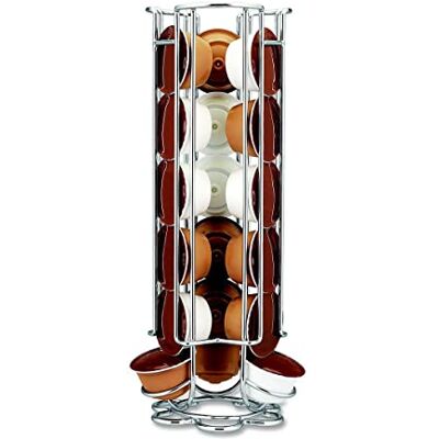 Fackelmann , Portacapsule in metallo per Dolce Gusto di Krups, capienza: 18 capsule, 3 colonne Fackelmann , Portacapsule in metallo per Dolce Gusto di Krups, capienza: 18 capsule, 3 colonne