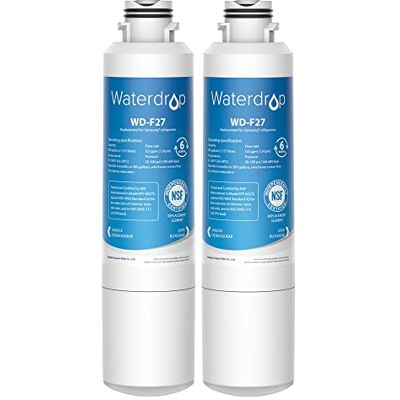 Waterdrop Filtro per Acqua Ricambio per Samsung® DA29-00020B, 2 PACK Compatibile con Samsung® DA29-00020B, HAF-CIN EXP, DA29-00020A, DA29-00019A, DA97-08006, DA97-08043ABC Kenmore 46-9101 Waterdrop Filtro per Acqua Ricambio per Samsung® DA29-00020B, 2 PACK Compatibile con Samsung® DA29-00020B, HAF-CIN EXP, DA29-00020A, DA29-00019A, DA97-08006, DA97-08043ABC Kenmore 46-9101