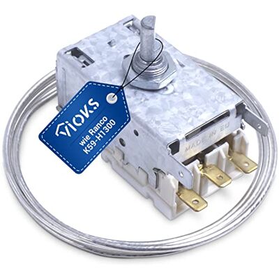 VIOKS Termostato di ricambio per frigorifero Ranco K59-H1300 & Liebhеrr 6151086 – Termostato per tubo capillare per frigorifero AEG Liebhеrr Gaggenau Juno VIOKS Termostato di ricambio per frigorifero Ranco K59-H1300 & Liebhеrr 6151086 – Termostato per tubo capillare per frigorifero AEG Liebhеrr Gaggenau Juno