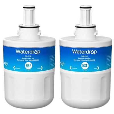 Waterdrop Filtro Frigorifero Sostituto per Samsung® Aqua DA29-00003G (2) Compatibile Con Samsung® Aqua Pure Plus DA29-00003G, DA29-00003B, DA97-06317A, DA61-00159A, HAFCU1/XAA, HAFIN2/EXP, APP100 Waterdrop Filtro Frigorifero Sostituto per Samsung® Aqua DA29-00003G (2) Compatibile Con Samsung® Aqua Pure Plus DA29-00003G, DA29-00003B, DA97-06317A, DA61-00159A, HAFCU1/XAA, HAFIN2/EXP, APP100