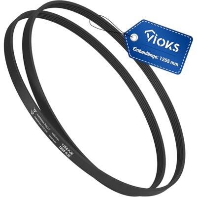 VIOKS Keilrippenriemen mit groben Rippen für Waschmaschine 1255 PJ 5 E Bosch 00439490 VIOKS Keilrippenriemen mit groben Rippen für Waschmaschine 1255 PJ 5 E Bosch 00439490