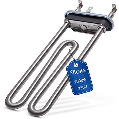 VIOKS Barra riscaldante di ricambio per lavatrice Sаmsung DC47-00006V Kawai 2000W 230V / elemento riscaldante con fusibile termico integrato, ricambio per lavatrice VIOKS Barra riscaldante di ricambio per lavatrice Sаmsung DC47-00006V Kawai 2000W 230V / elemento riscaldante con fusibile termico integrato, ricambio per lavatrice