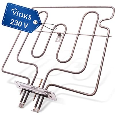 VIOKS Elemento riscaldante per calore superiore, 230 V, asta riscaldante di ricambio per Мiele 6803651 6803652 7840120 7840121 9832870 9833030 VIOKS Elemento riscaldante per calore superiore, 230 V, asta riscaldante di ricambio per Мiele 6803651 6803652 7840120 7840121 9832870 9833030