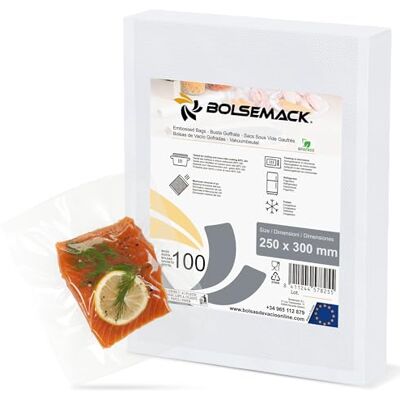 Bolsemack Sacchetti Sottovuoto Alimenti 100 Buste 25x30cm Buste Sottovuoto Alimenti per Macchine Sottovuoto Sacchetti per Sottovuoto per la Conservazione Degli Alimenti Senza BPA Bolsemack Sacchetti Sottovuoto Alimenti 100 Buste 25x30cm Buste Sottovuoto Alimenti per Macchine Sottovuoto Sacchetti per Sottovuoto per la Conservazione Degli Alimenti Senza BPA