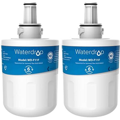 Waterdrop Filtro Sostituto per Samsung® Aqua Pure Plus DA29-00003F, 2 Pack Compatibile Con Samsung® Aqua Pure Plus DA29-00003F, HAFIN1, DA29-00003A, DA29-00003B, DA29-00003A-B, DA61-00159A Waterdrop Filtro Sostituto per Samsung® Aqua Pure Plus DA29-00003F, 2 Pack Compatibile Con Samsung® Aqua Pure Plus DA29-00003F, HAFIN1, DA29-00003A, DA29-00003B, DA29-00003A-B, DA61-00159A