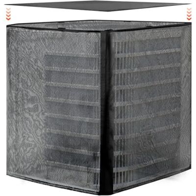 VEVOR Copertura per Aria Condizionata da Esterno 71,1x71,1x81,2 cm, Copertura Protettiva da Detriti Pioggia per Condizionatore, Tessuto in Poliestere Rete in PVC, Misura Universale VEVOR Copertura per Aria Condizionata da Esterno 71,1x71,1x81,2 cm, Copertura Protettiva da Detriti Pioggia per Condizionatore, Tessuto in Poliestere Rete in PVC, Misura Universale