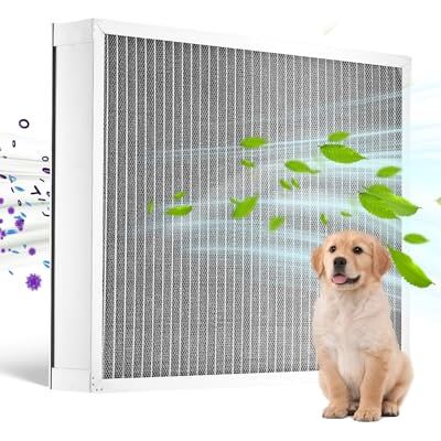VEVOR Filtro dell'Aria Elettrostatico, Filtro per Caldaia in Telaio Alluminio, Filtro Lavabile Riutilizzabile a Lunga Durata, per Casa Ufficio, Dimensioni Effettive 492 x 619 x 91 mm VEVOR Filtro dell'Aria Elettrostatico, Filtro per Caldaia in Telaio Alluminio, Filtro Lavabile Riutilizzabile a Lunga Durata, per Casa Ufficio, Dimensioni Effettive 492 x 619 x 91 mm