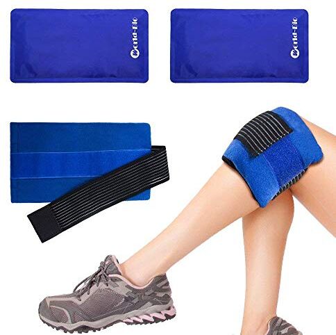 BIO + Impacco di ghiaccio Caldo e freddo Gel Wrap Terapia di compressione Flessibile di Ghiaccio Riutilizzabile e Regolabile per Lesioni Muscolari e Sollievo Dal Dolore confezione fredda Ice Pack