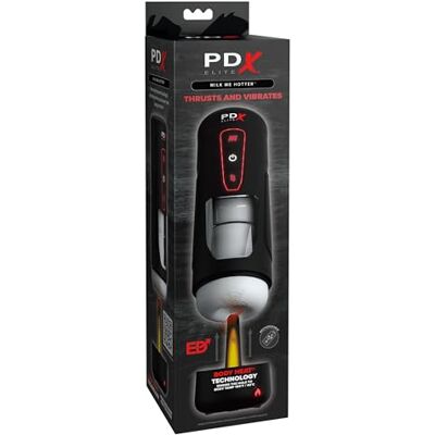 PDX Elite Milk Me Hotter Black 26,7 cm PDX Elite Milk Me Hotter Black 26,7 cm