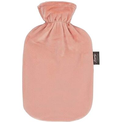 Fashy Borsa dell'acqua calda con rivestimento in ratina, super morbida, rosa, 2,0 l Fashy Borsa dell'acqua calda con rivestimento in ratina, super morbida, rosa, 2,0 l