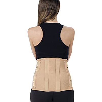 TIELLE CAMP Corsetto lombosacrale in tessuto traspirante a basso profilo Camp50 (L, BEIGE) TIELLE CAMP Corsetto lombosacrale in tessuto traspirante a basso profilo Camp50 (L, BEIGE)