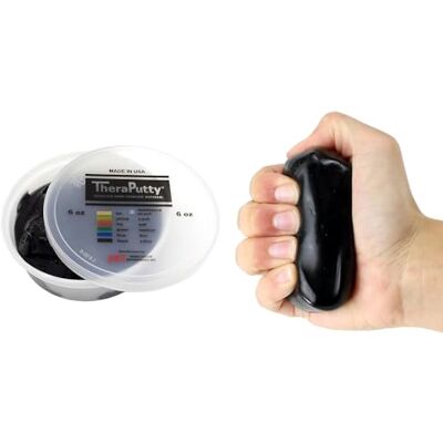 Cando TheraPutty per Esercizi della Mano – Resistenza Extra Forte (Nero, 170 g) Allenatore Avanzato della Forza di Presa per Fisioterapia e Terapia Occupazionale Cando TheraPutty per Esercizi della Mano – Resistenza Extra Forte (Nero, 170 g) Allenatore Avanzato della Forza di Presa per Fisioterapia e Terapia Occupazionale