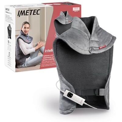 Imetec Intellisense Total – Termoforo schiena e cervicale 68x69 cm Per schiena, cervicale e spalle Tecnologia Intellisense Doppio tessuto lavabile 4 temperature Imetec Intellisense Total – Termoforo schiena e cervicale 68x69 cm Per schiena, cervicale e spalle Tecnologia Intellisense Doppio tessuto lavabile 4 temperature