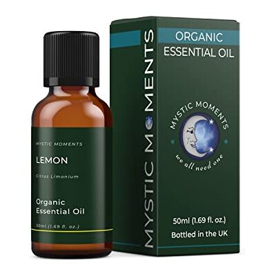 Mystic Moments Olio Essenziale Biologico di Limone 50ml Mystic Moments Olio Essenziale Biologico di Limone 50ml
