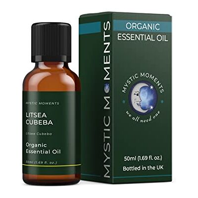 Mystic Moments Olio Essenziale Biologico di Litsea cubeba 50ml Mystic Moments Olio Essenziale Biologico di Litsea cubeba 50ml