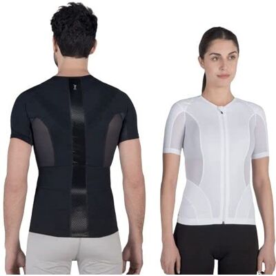 FGP P+ FORCE MAGLIA POSTURALE CON CERNIERA LA MASSIMA EFFICACIA NELLA CORRETTA POSTURA (M Uomo, Biano) FGP P+ FORCE MAGLIA POSTURALE CON CERNIERA LA MASSIMA EFFICACIA NELLA CORRETTA POSTURA (M Uomo, Biano)