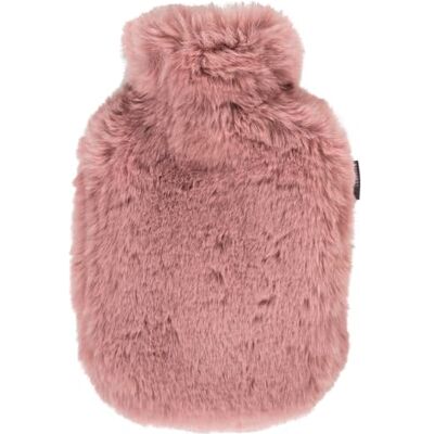 Fashy Piccola borsa dell'acqua calda con rivestimento super morbido in finta pelliccia di alta qualità, rosa, 0,8 l Fashy Piccola borsa dell'acqua calda con rivestimento super morbido in finta pelliccia di alta qualità, rosa, 0,8 l
