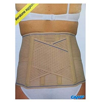TIELLE CAMP Corsetto Elastico Lombosacrale Con Rinforzi Paravertebrali E Tiranti Pelvici H Cm 26 Xlarge TIELLE CAMP Corsetto Elastico Lombosacrale Con Rinforzi Paravertebrali E Tiranti Pelvici H Cm 26 Xlarge