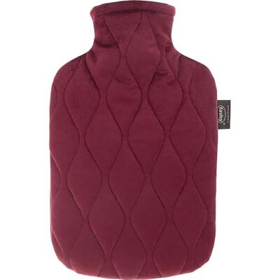 Fashy Borsa dell'acqua calda da 2,0 l, con rivestimento trapuntato, bordeaux Fashy Borsa dell'acqua calda da 2,0 l, con rivestimento trapuntato, bordeaux